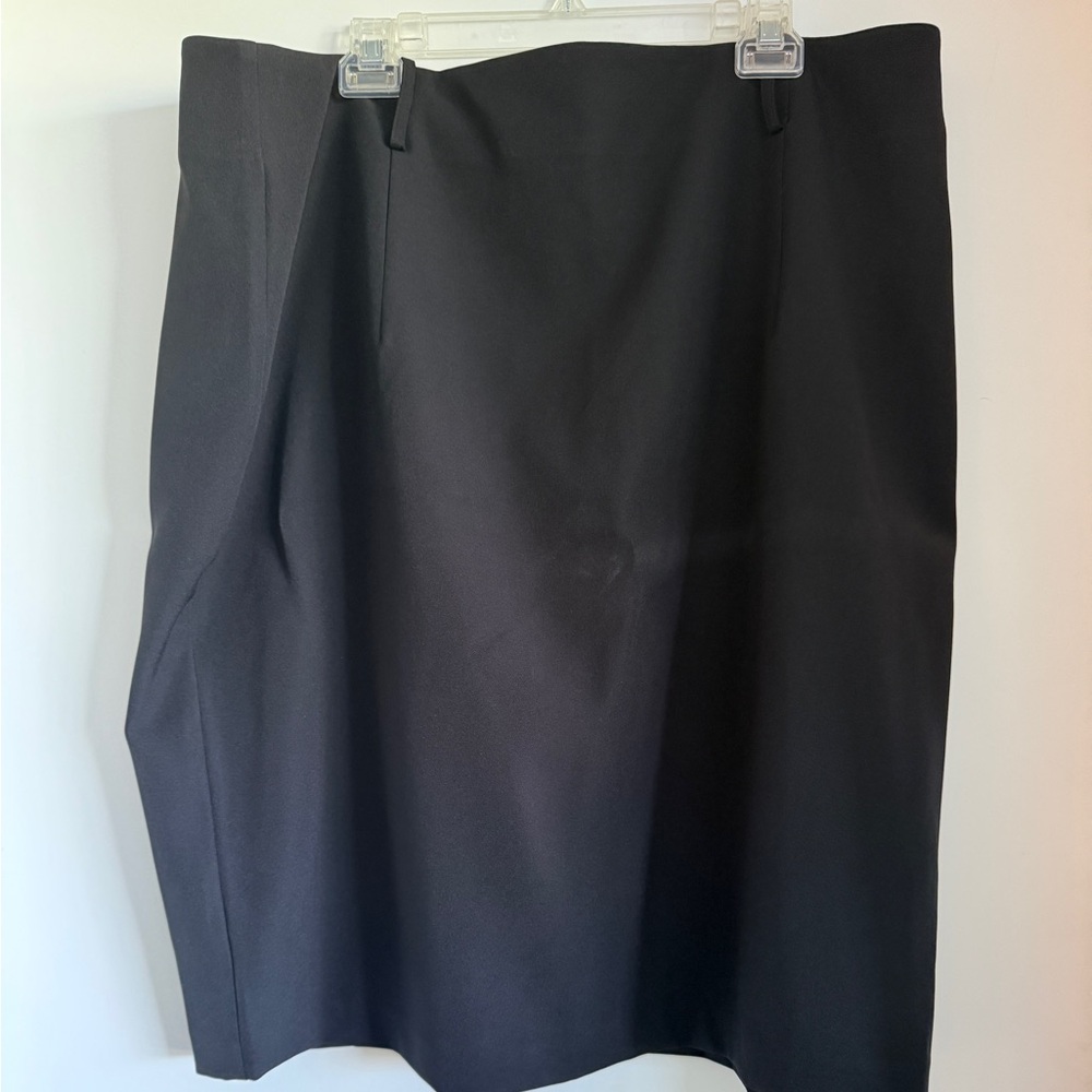City Chic Black Pencil Skirt Knee-Length Workwear